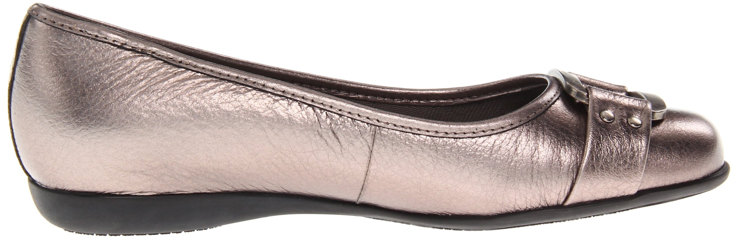 Trotters Mujer Sizzle Flat, Estaño metálico, 41 EU X-Ancho