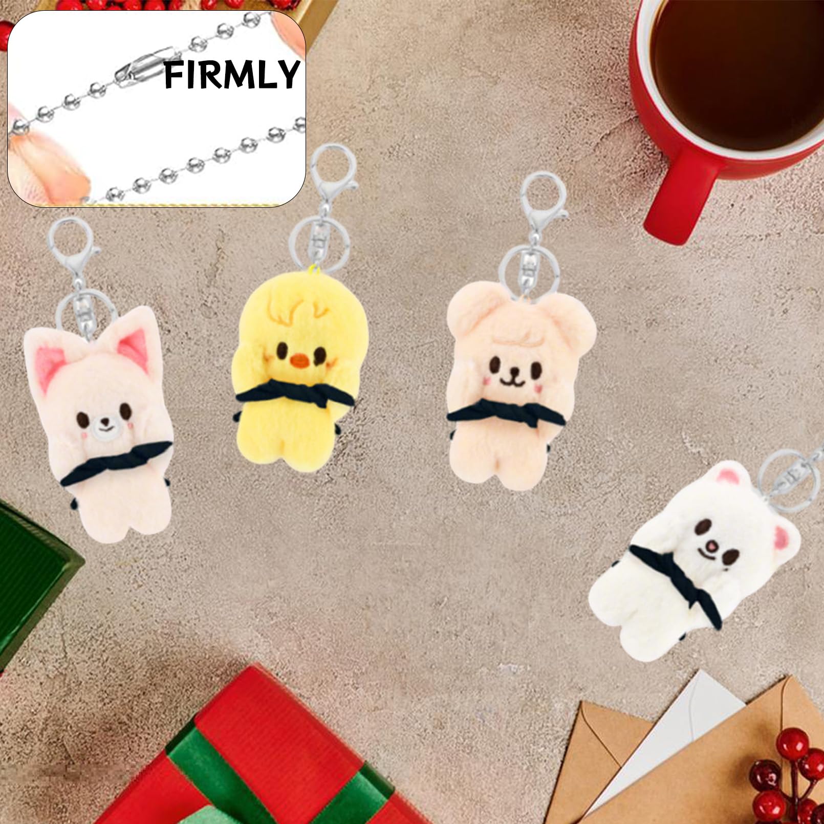 8 Piezas Stry Llavero de peluche，Stry Llavero，Keychain | un Regalo para los Fanáticos
