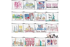 New York-Themed Cosmetic Bags: Chic Souvenirs for the City that Never Sleeps