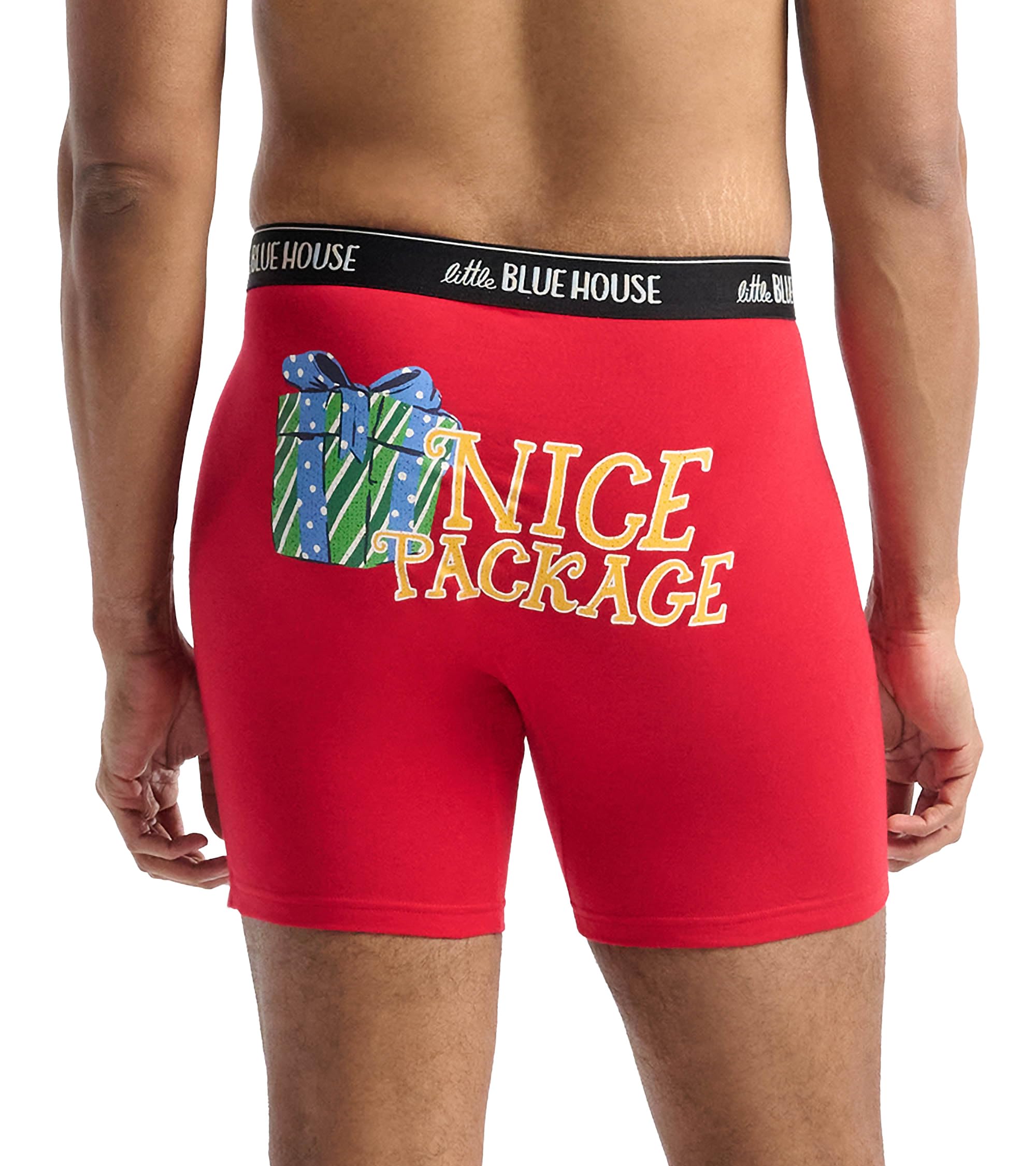 Little Blue House Men's Funny Boxer Briefs