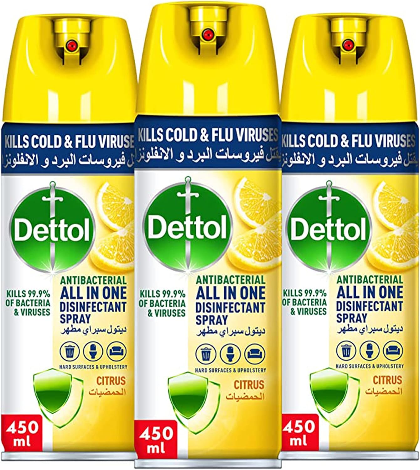 Dettol Citrus Antibacterial All in One Disinfectant Spray for use on