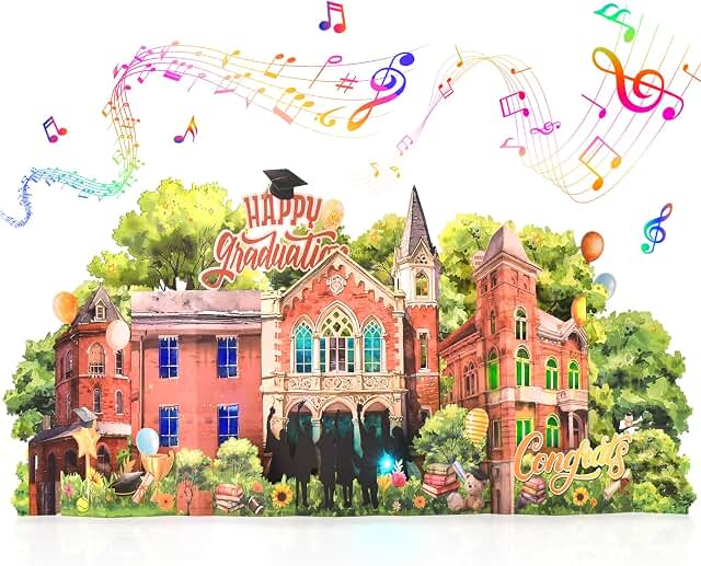Pop Up Graduation Cards with Music & Lights