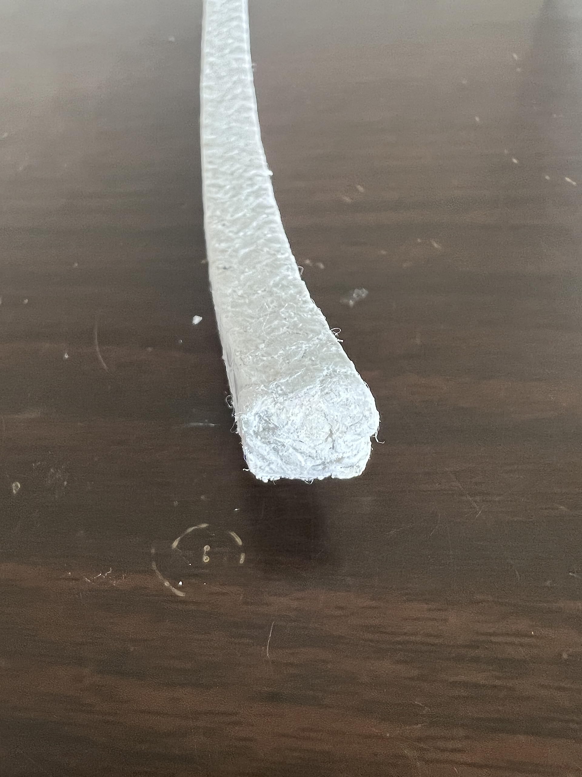 Guarnizione premistoppa senza amianto Heart - Guarnizione industriale impregnata di olio PTFE - 5 metri for pompe, valvole e condutture(8mm*8mm)