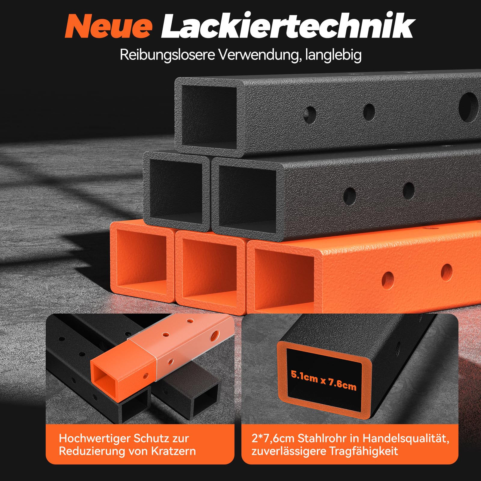 FEIERDUN Multifunktionaler Kniebeugen-Rack, Power Cage,907kg Kapazität, Power Rack mit verstellbarem Kabel-Crossover-System und zusätzlichen Aufsätzen, idealer Gewichtskäfig für Zuhause/Fitnessstudio