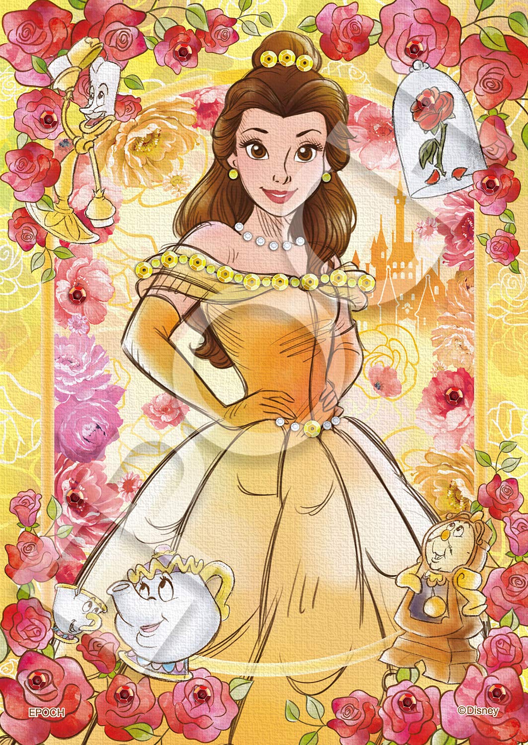 Amazon | エポック社 108ピース ジグソーパズル ディズニー Belle