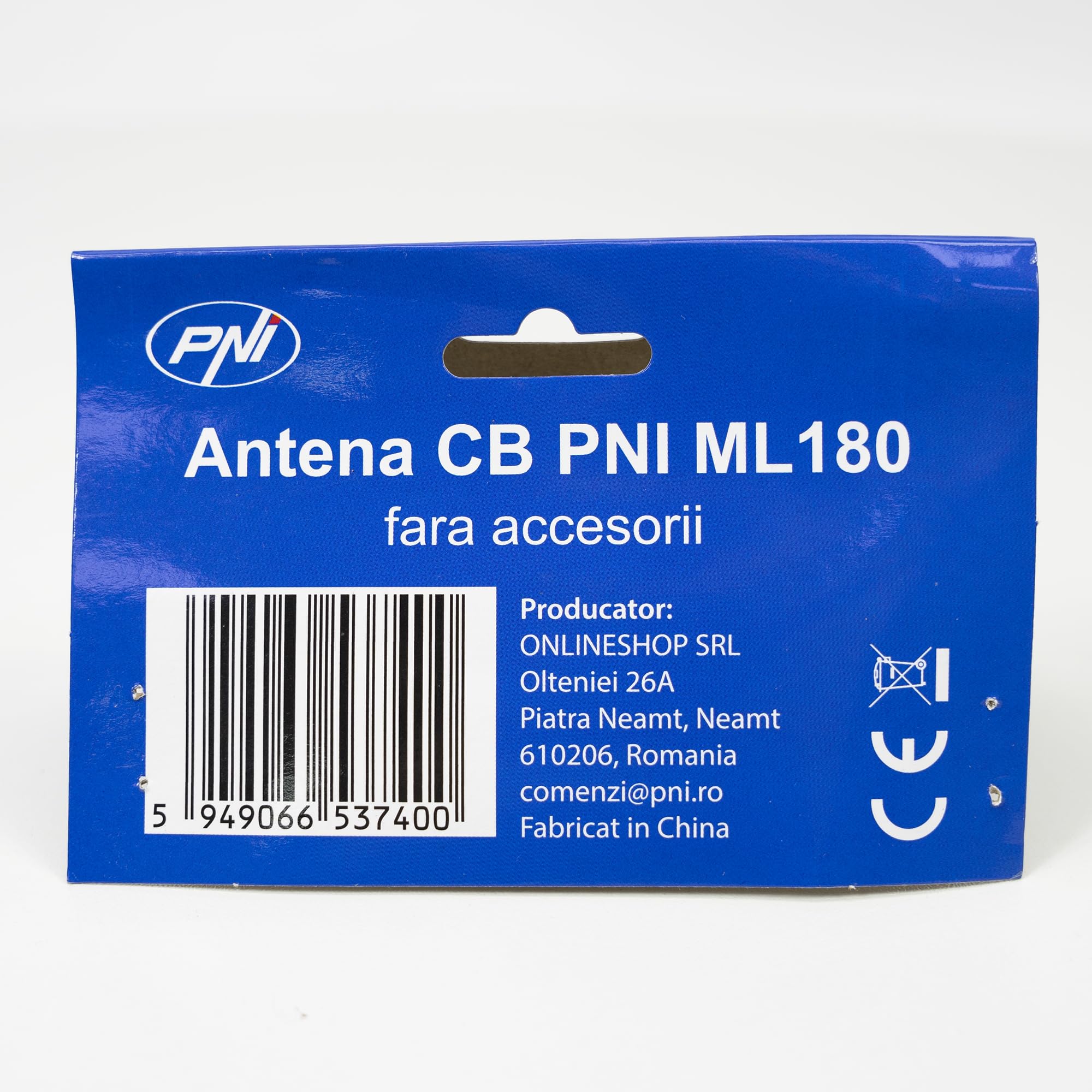 Antenne CB PNI ML180 Longueur 194 cm, 26-30 MHz, 1000 W, sans câble