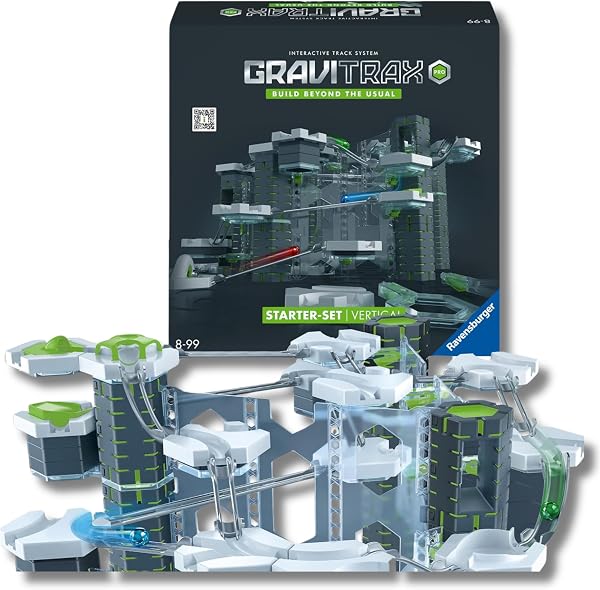 Ravensburger - Gravitrax Starter-Set Pro | Circuito Canicas con 145 Piezas | Rompecabezas Niños con Canicas | Juegos para Niños De 8 Años - 1