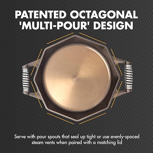 Miniatura 5 de FINEX Sartén de hierro fundido de 14"