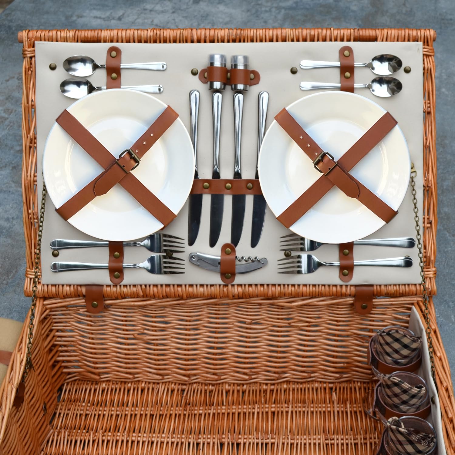 PICNICトランシーバーキット 3個セット (PIC16F877 6個) Picnic at Ascot Cesta de piquenique original Dorset estilo inglês