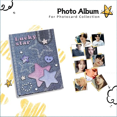 Miniatura 9 de Kpop - Carpeta para tarjetas fotográficas Kpop sin PVC, carpeta A5 Kpop para tarjetas fotográficas, 200 bolsillos, gran capacidad, A5, 6 anillas,