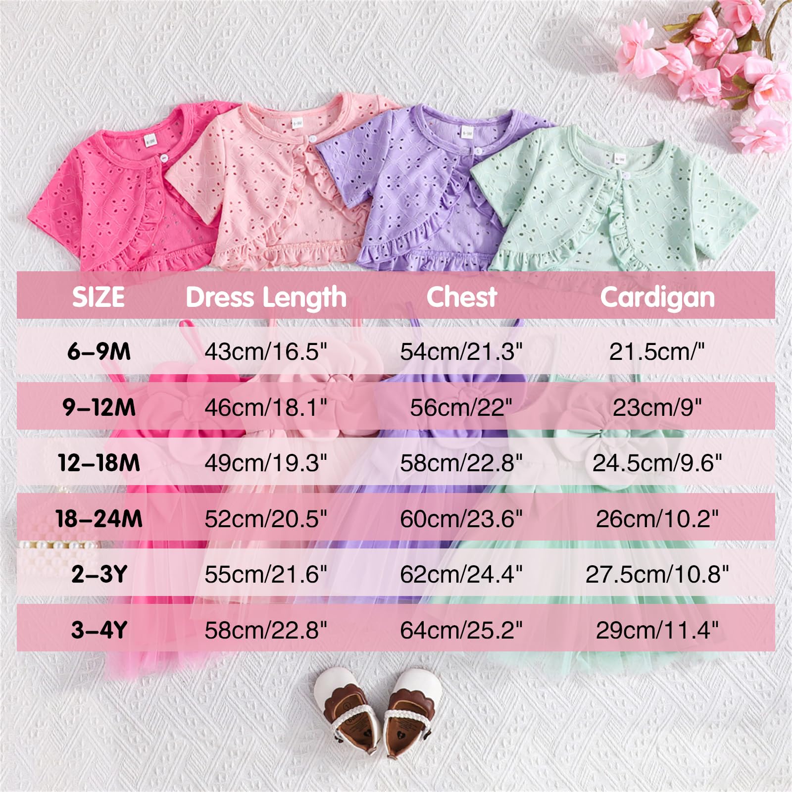 Robe tutu 2 pièces pour bébé fille, cardigan en tulle, robe d'été pour filles, robe de princesse pour baptême, fête, ensemble d'été pour bébé