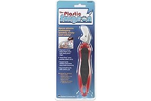 Charles Leonard Package Opener Tool, Surgical Steel Blades, Red and Black