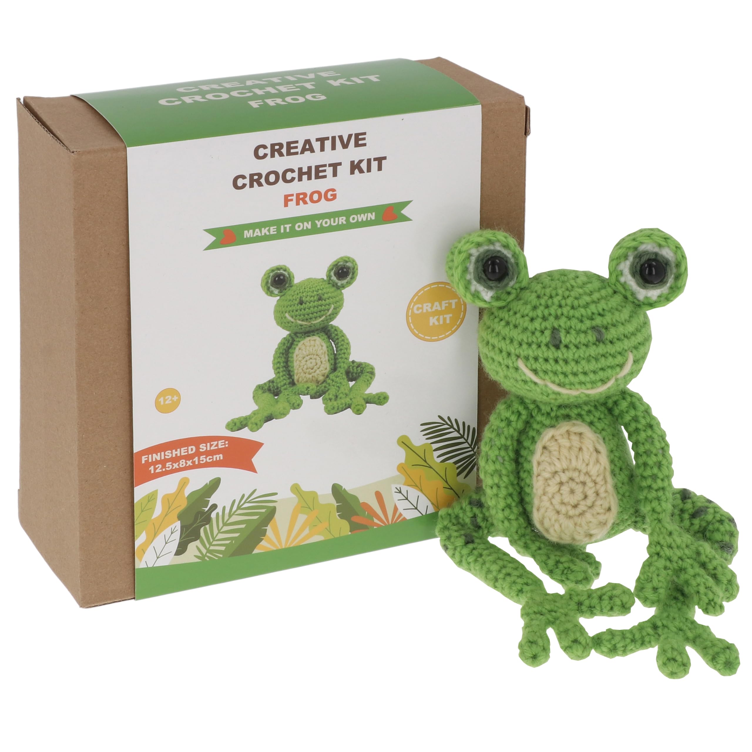Joe Davies Green Crochet Kit - Frog