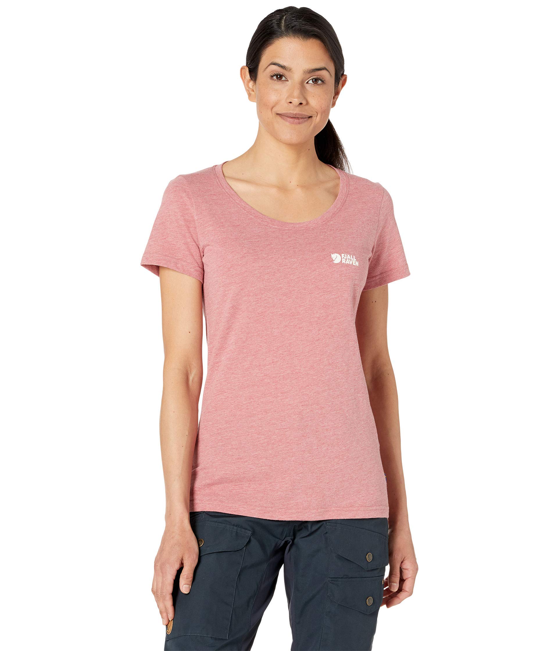 FJALLRAVEN F83509-342-999 Fjällräven Logo T-Shirt W Raspberry Red-Melange XL