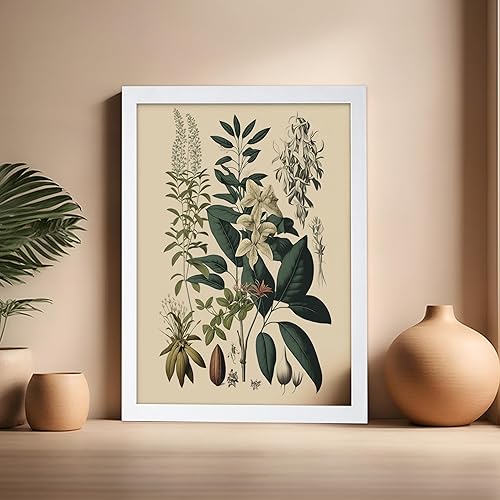 Miniatura 458 de Poster Master Póster vintage de orquídea, estampado de flores retro, arte de pared de plantas exóticas, arte botánico, regalo para hombres y