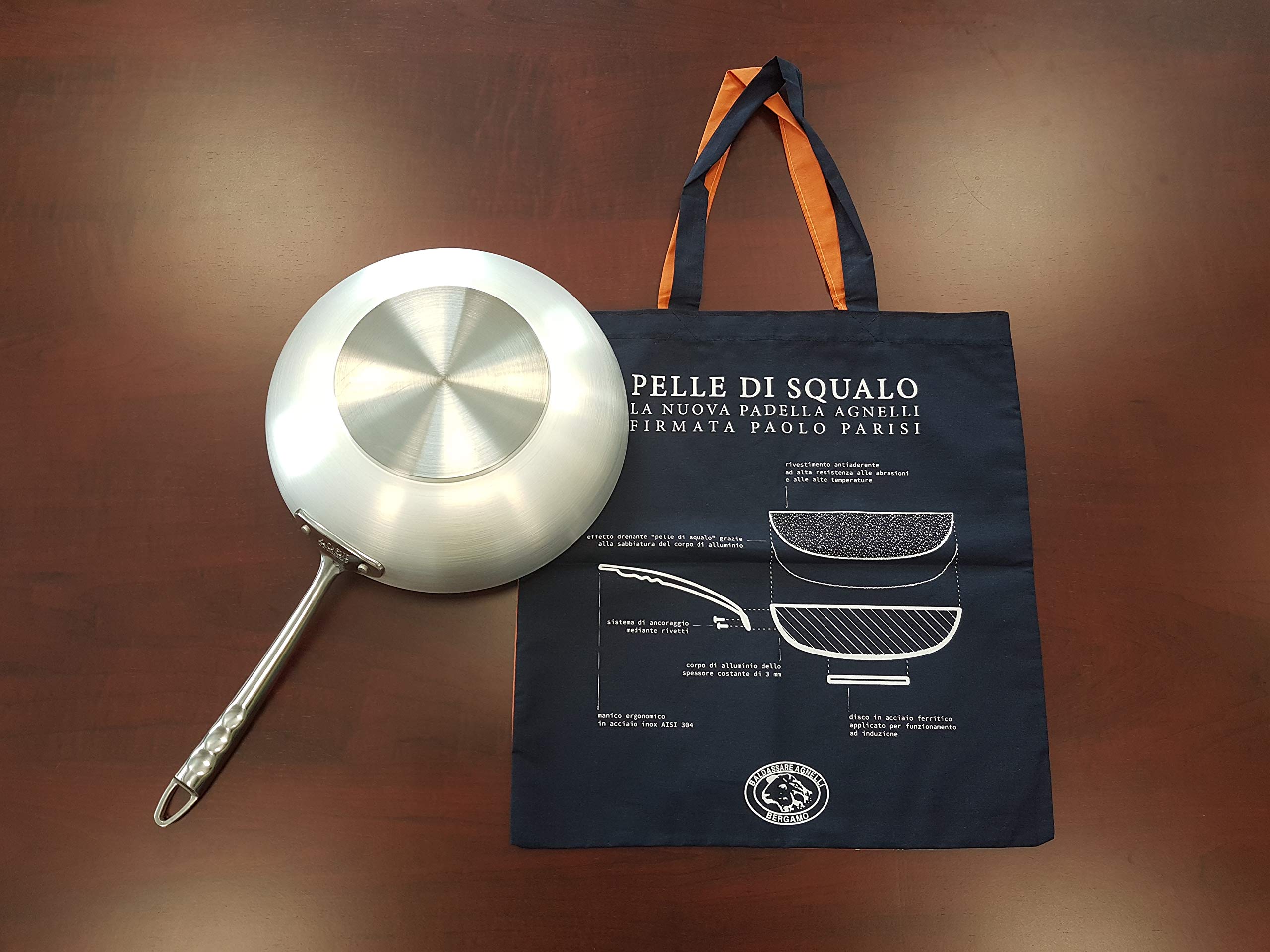 Amazon.com: Pentole Agnelli Non-stick pan Shark skin, Aluminum