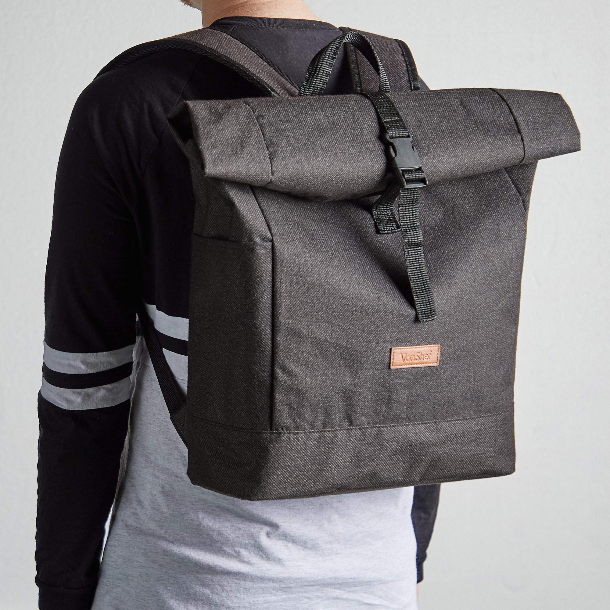 vonshef 4 person roll top picnic backpack