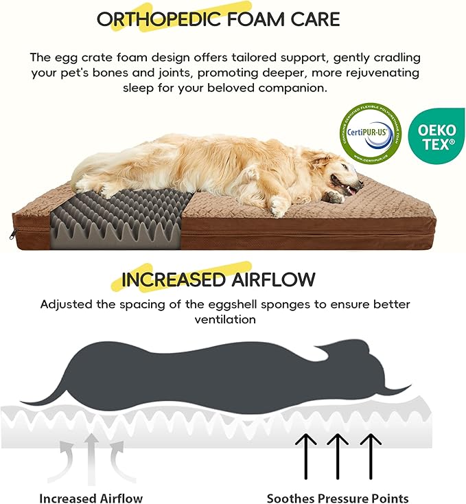 Cama para Perro Grande 94 cm Lavable Impermeable miniatura 2