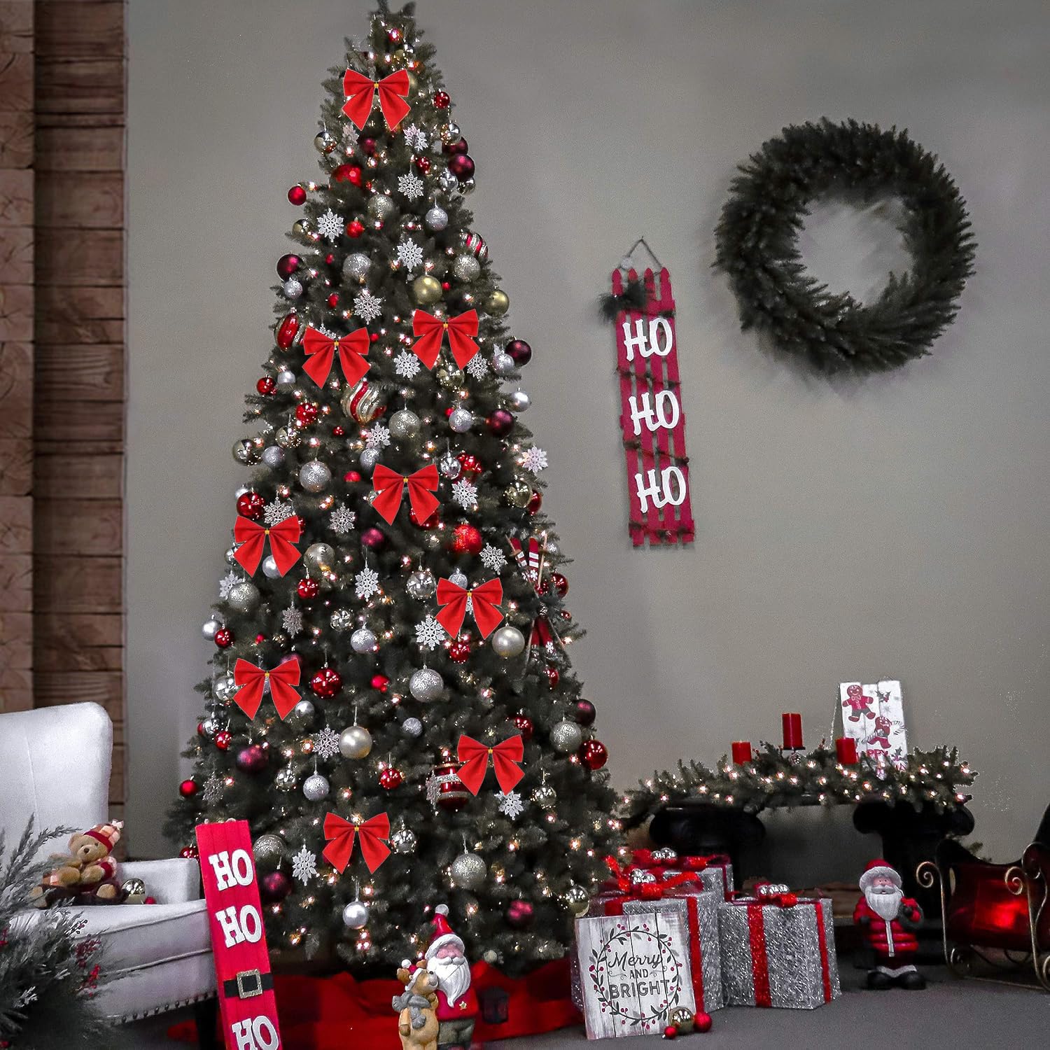 Strikjes Kerstboom huren vanaf