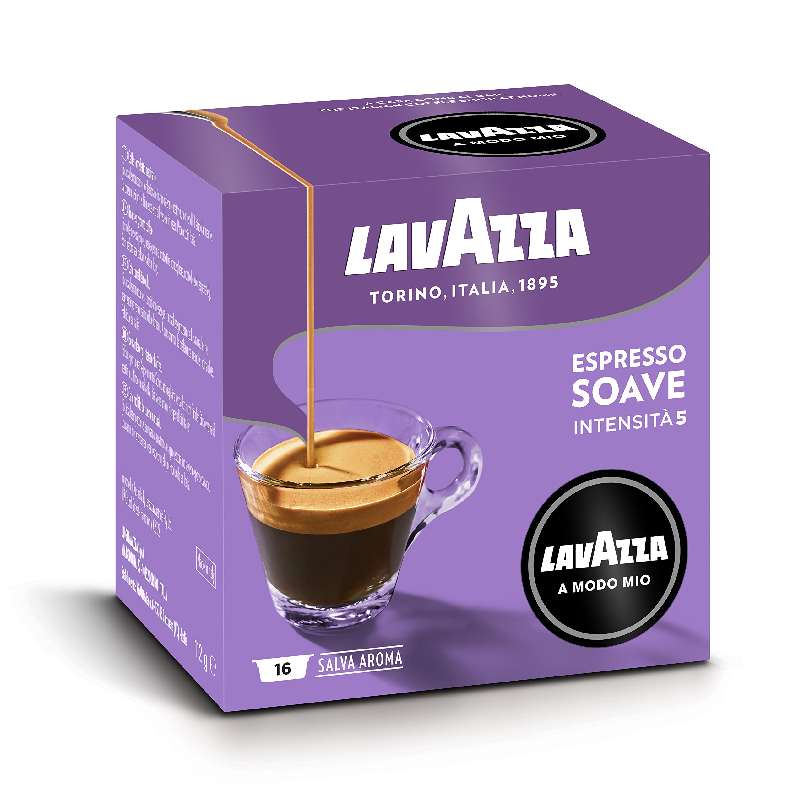 Lavazza, A Modo Mio Delizioso, Coffee Pods Espresso , 100% Arabica, 36 capsules — view 40
