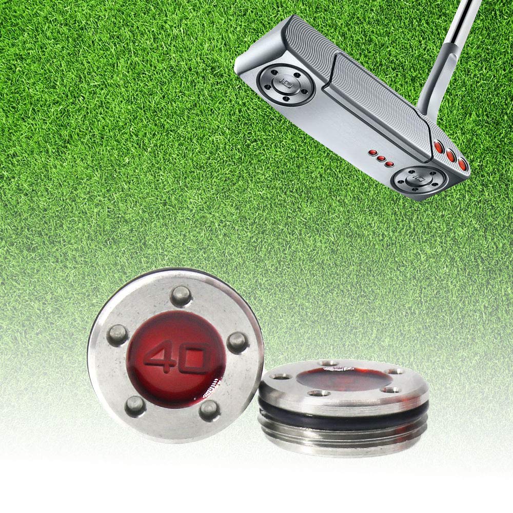 HISTAR Ciężarki do miotacza golfowego, 40 g, kompatybilne z Scotty Cameron Putters, akcesoria do głowicy kija golfowego