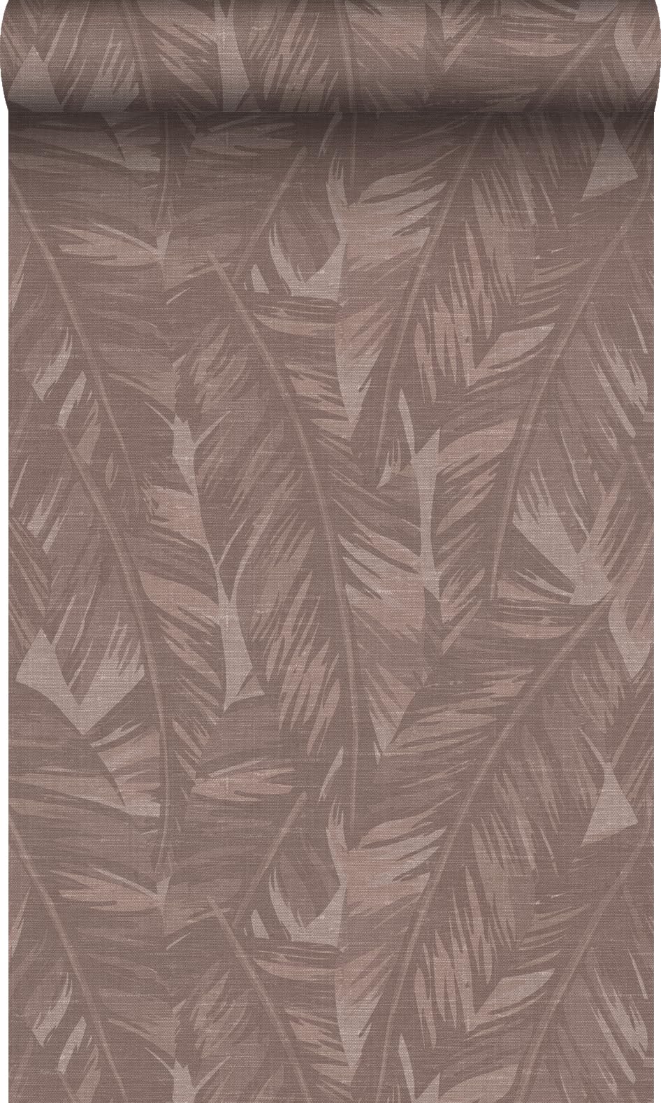 Papier peint feuilles de bananier taupe Origin, l'élégance murale