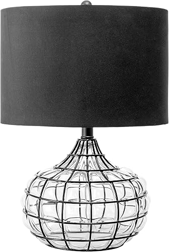 Miniatura 3 de nuLOOM Newburgh - Lámpara de mesa de cristal de 20 pulgadas