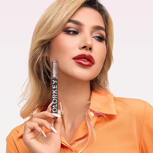 Miniatura 9 de COLORKEY Serie de espejos de labios, brillo labial hidratante con aceite esencial, tinte labial brillante de alto brillo, labios hidratados y de