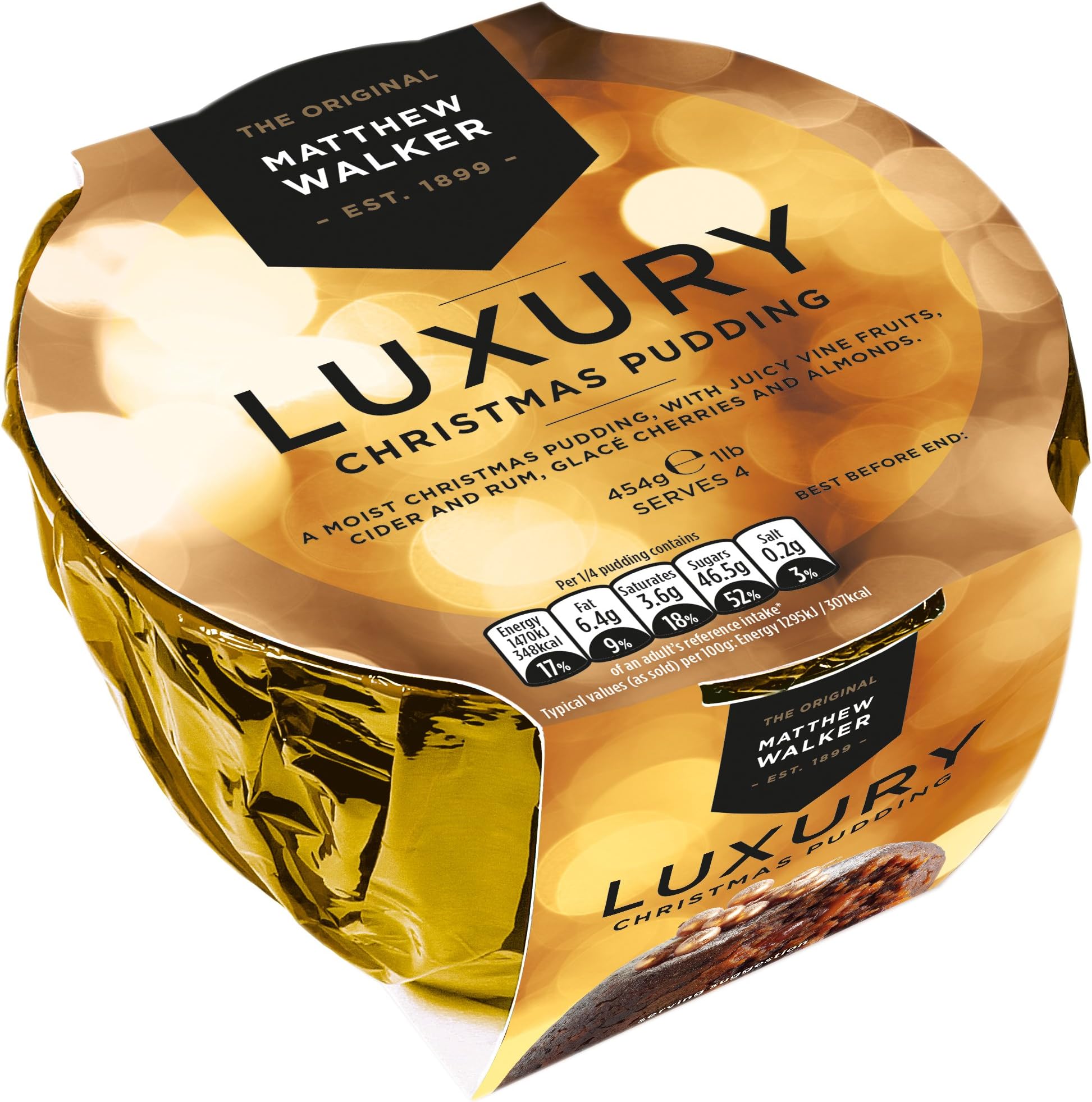 Matthew Walker Luxury Christmas Pudding 454 g (Pack of 3)
