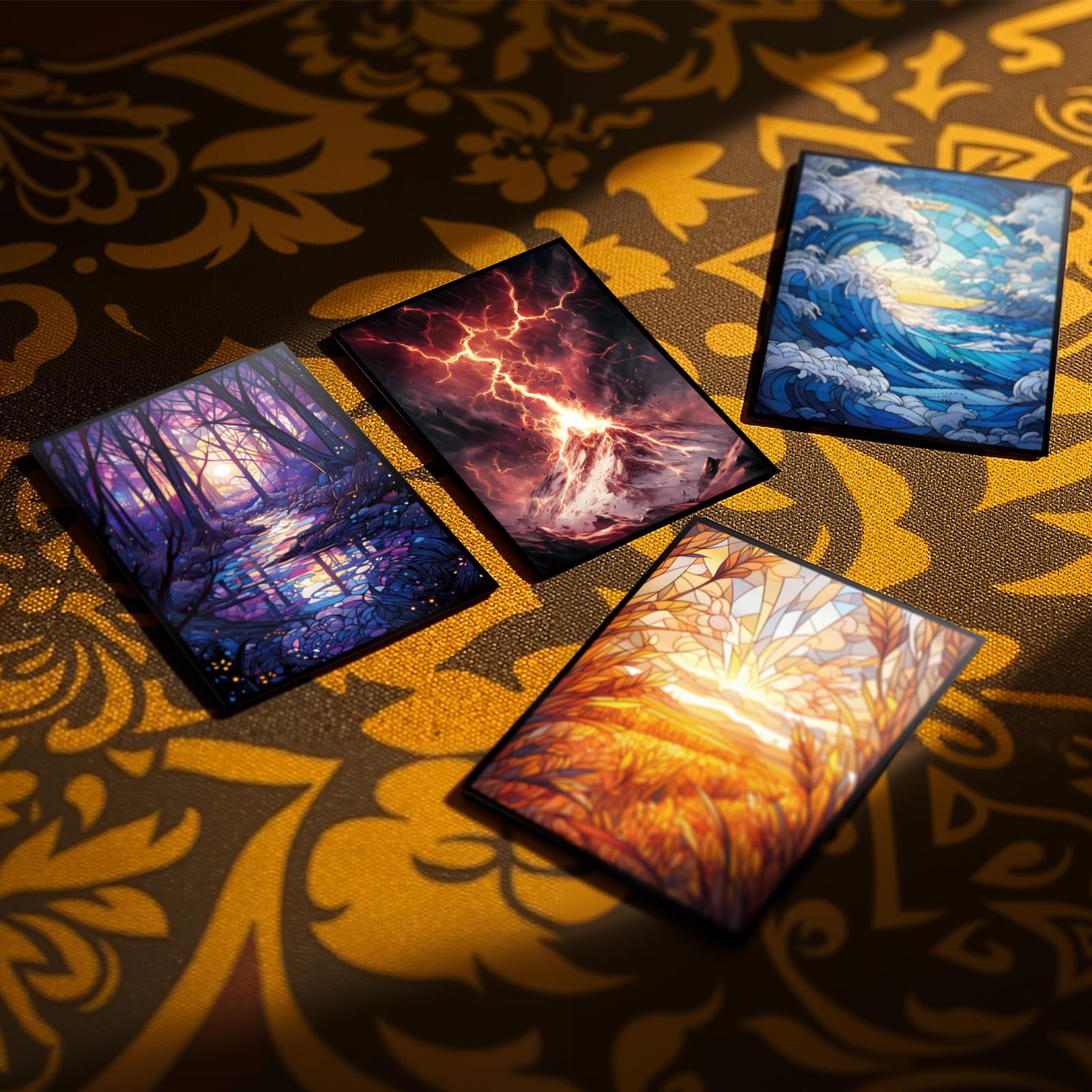 Amazon.com: MTG Card Sleeves - Burst Lightning Bolt