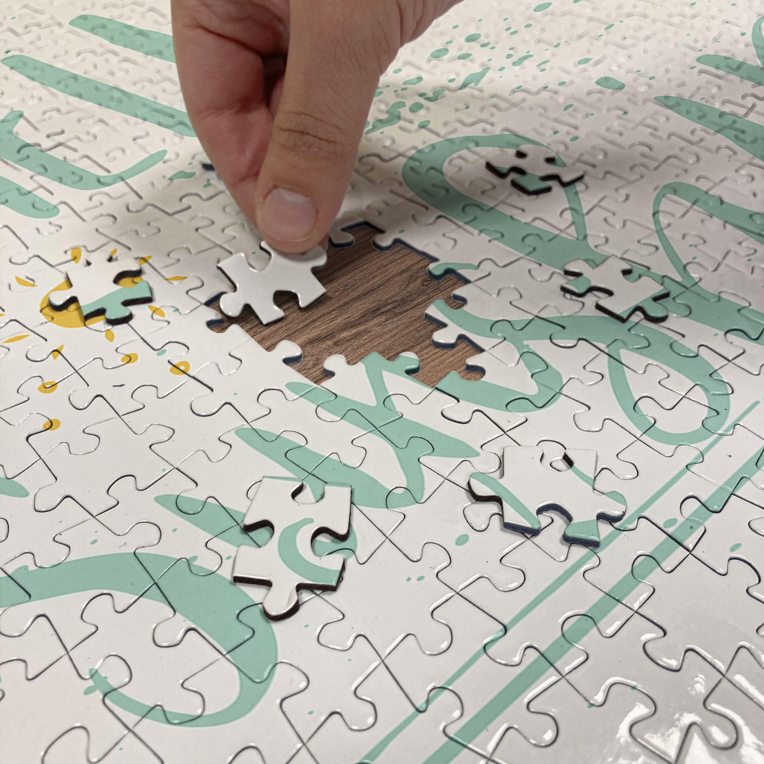 ABAKUHAUS Qualle Puzzle – 1000 Teile, Strand-Sommer-Ozean Motiv, Hochwertiger Karton, 70 X 45 Cm