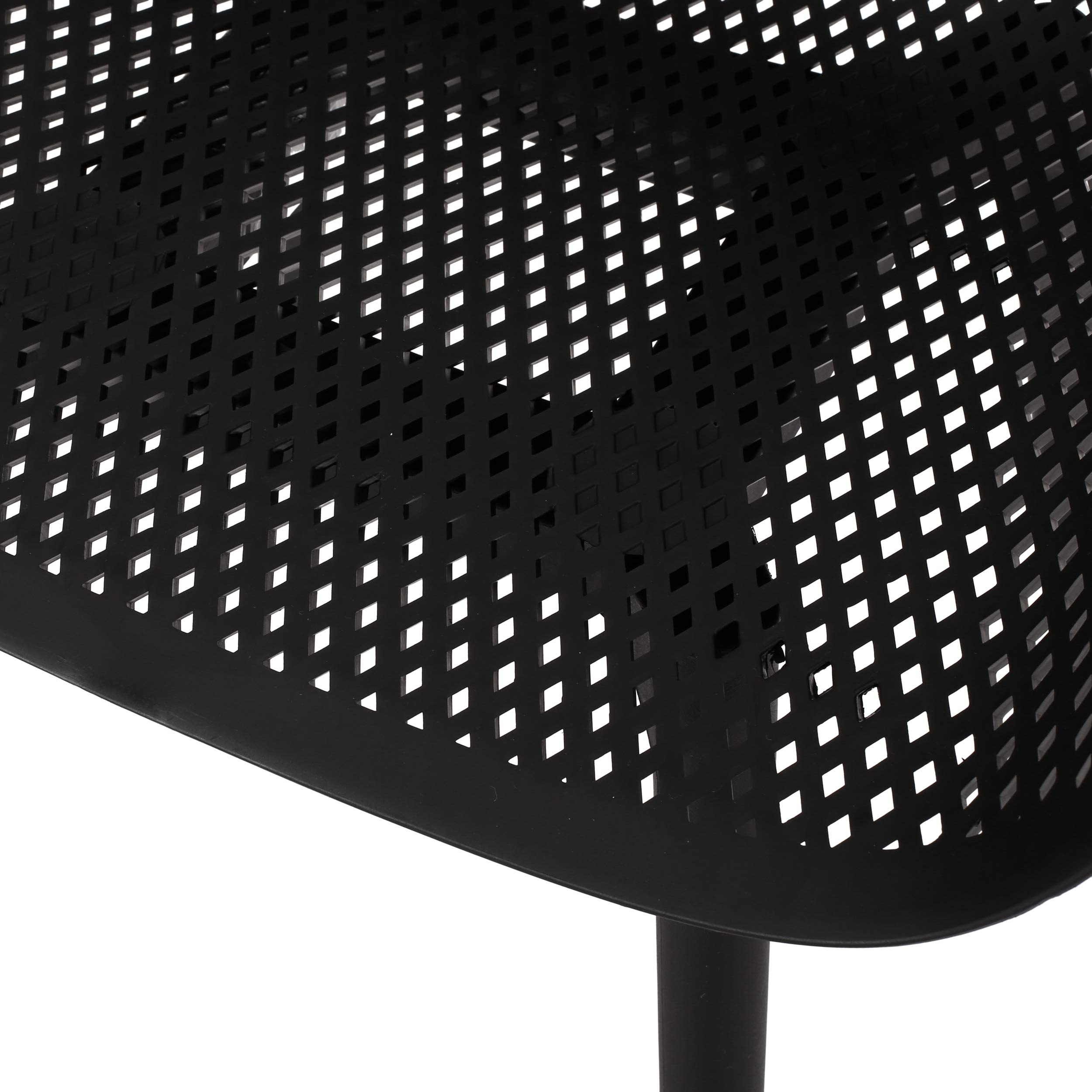 Davina - Silla de comedor (2 unidades), polipropileno, color negro 7