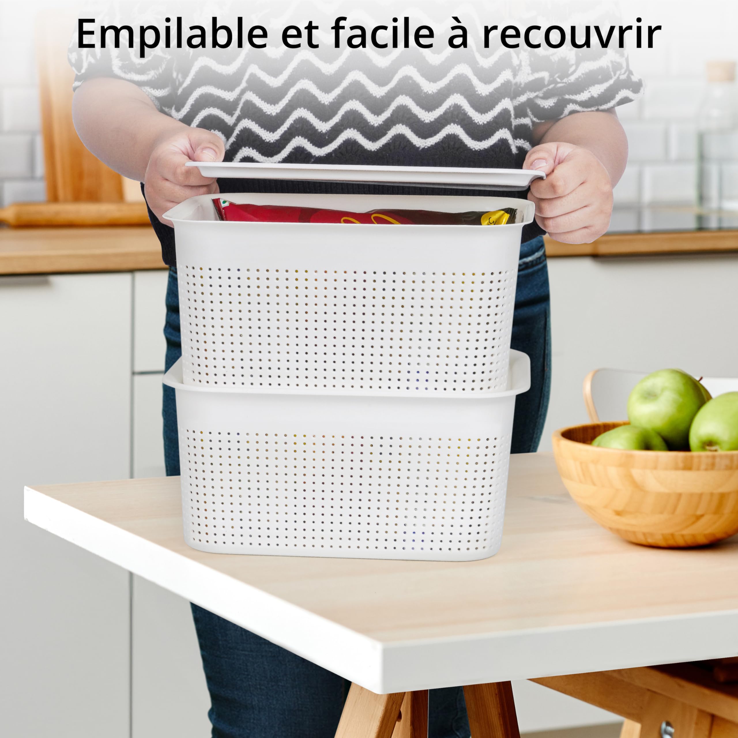 Achat Boite De Rangement - Blanc Pas Cher