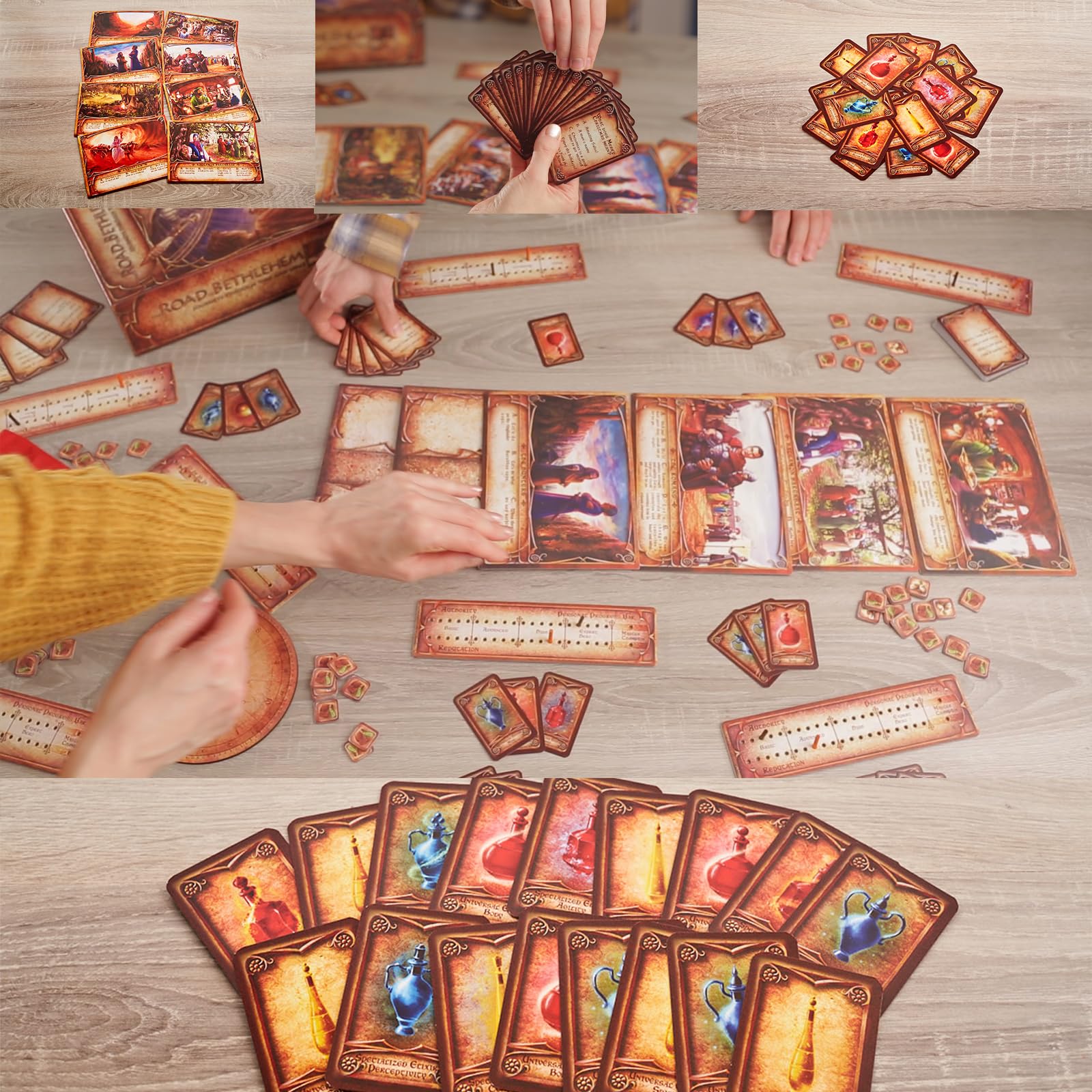 The Road to Bethlehem, Journeys Through Time and Space, Ages 8+, 3-8 Players, 60 Minutes Playing Time, Board Game, Roman - Image 2
