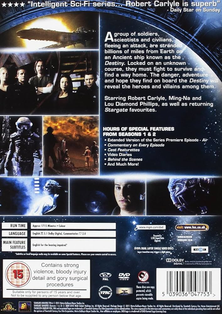 TVドラマ SGU Stargate Universe: Seasons 1 & 2 Amazon.com: SGU Stargate Universe Complete Series : Movies & TV