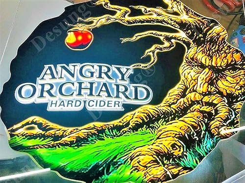 Revolucionario Angry Orchard Hard Cider 3D LED Neon Light Sign Vivid Printing Tech Design Decora 3ª Generación LED Letrero 17'' LE09M
