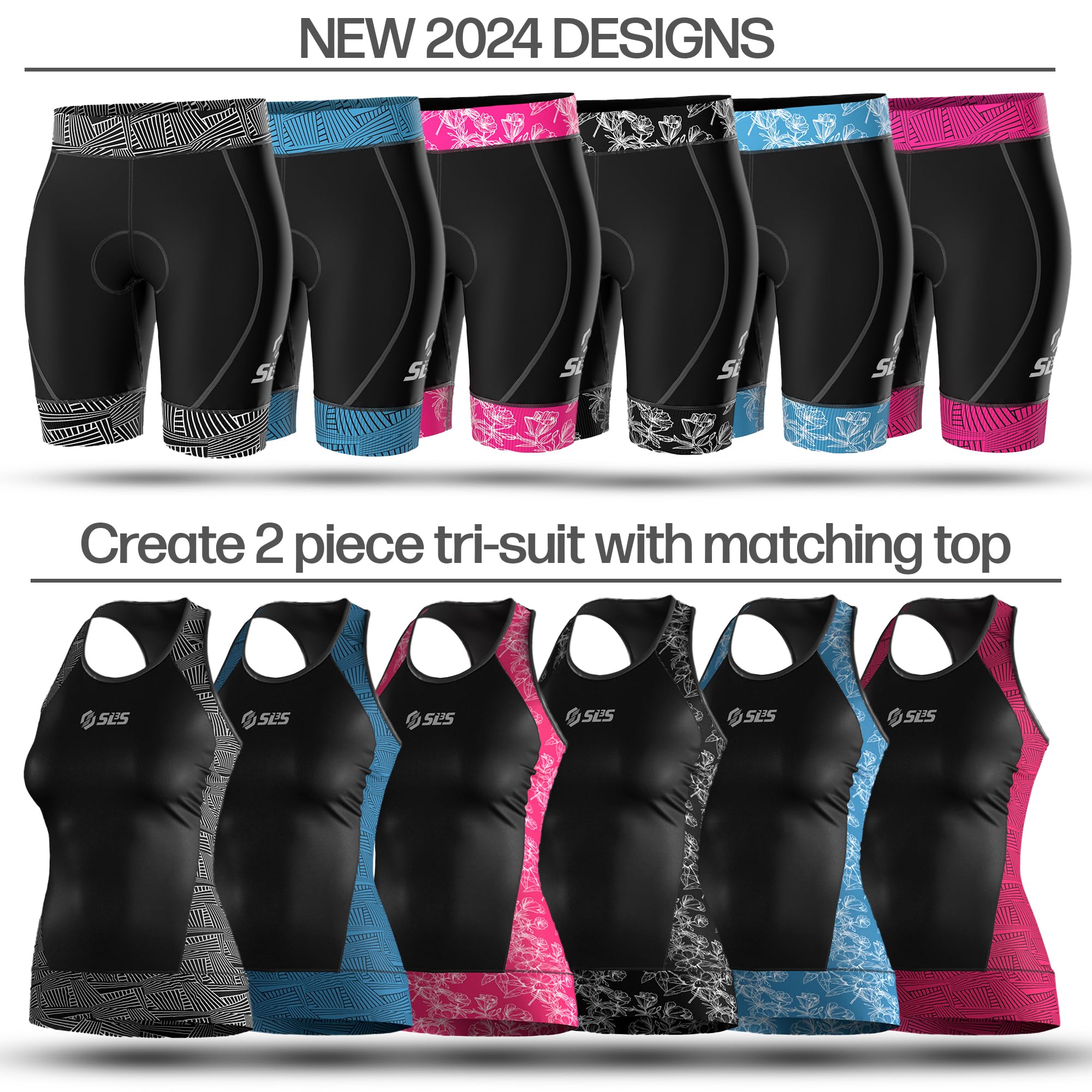 SLS3 Triathlon Shorts Damen – Bequeme Tri Hose für Athletinnen Aller Leistungsstufen, Schlanke Sportliche Passform