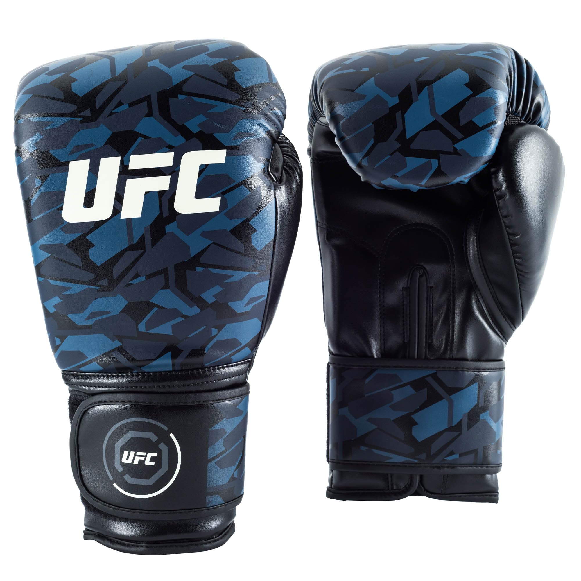 UFC Octagon Camo Boxing Gloves, Color- Black, Size- 16oz