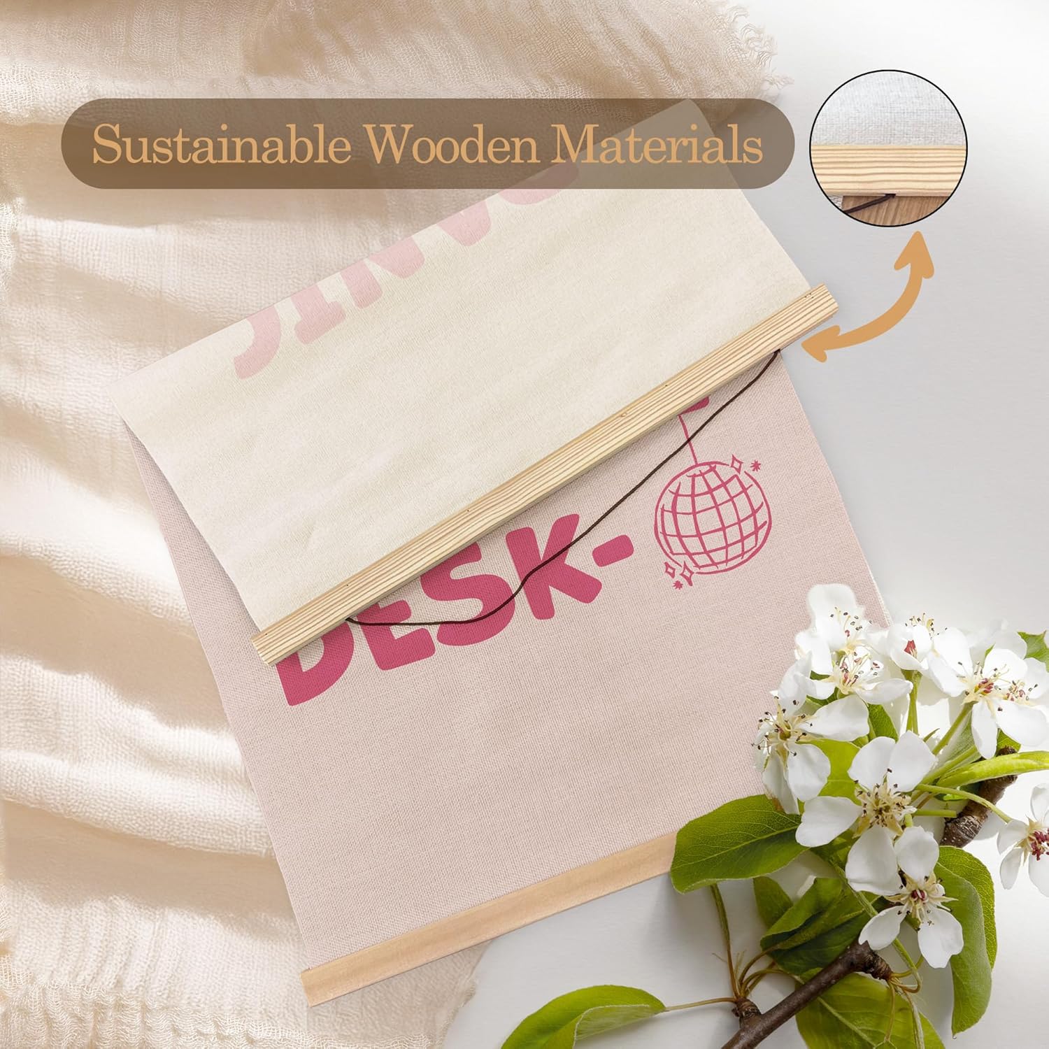 Shrago Cubicle Wall Decor Wall Art, Psychology Office Decor, Pink Funny Girly Mental Health Poster Hanger Frame,Panic at the Desk for Home Office Cubicle Arts, 12x16 Inch - Image 6