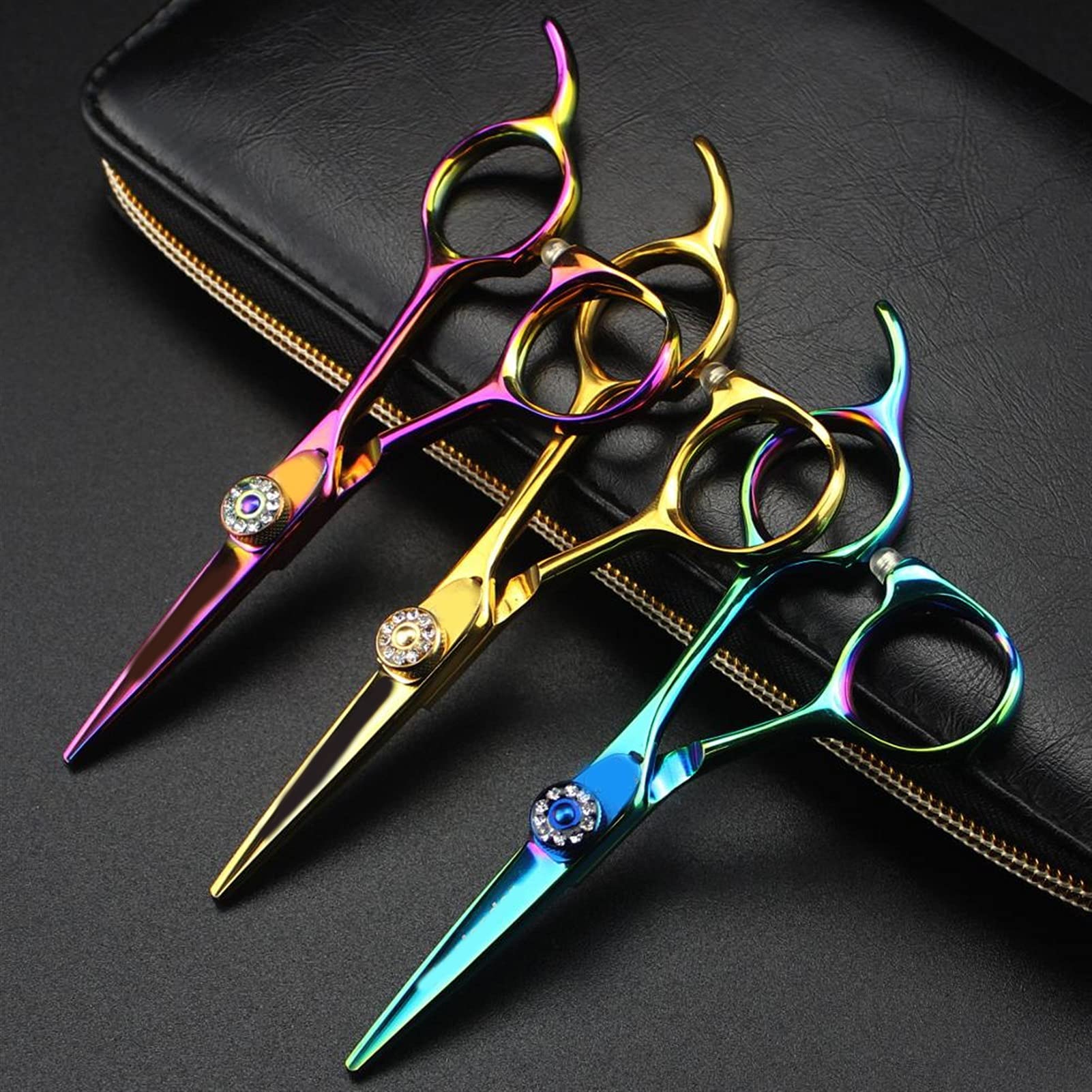 Schneiden Schere Haar Schere Friseur Tesouras Salon Farbe Persönlichkeit,Grün