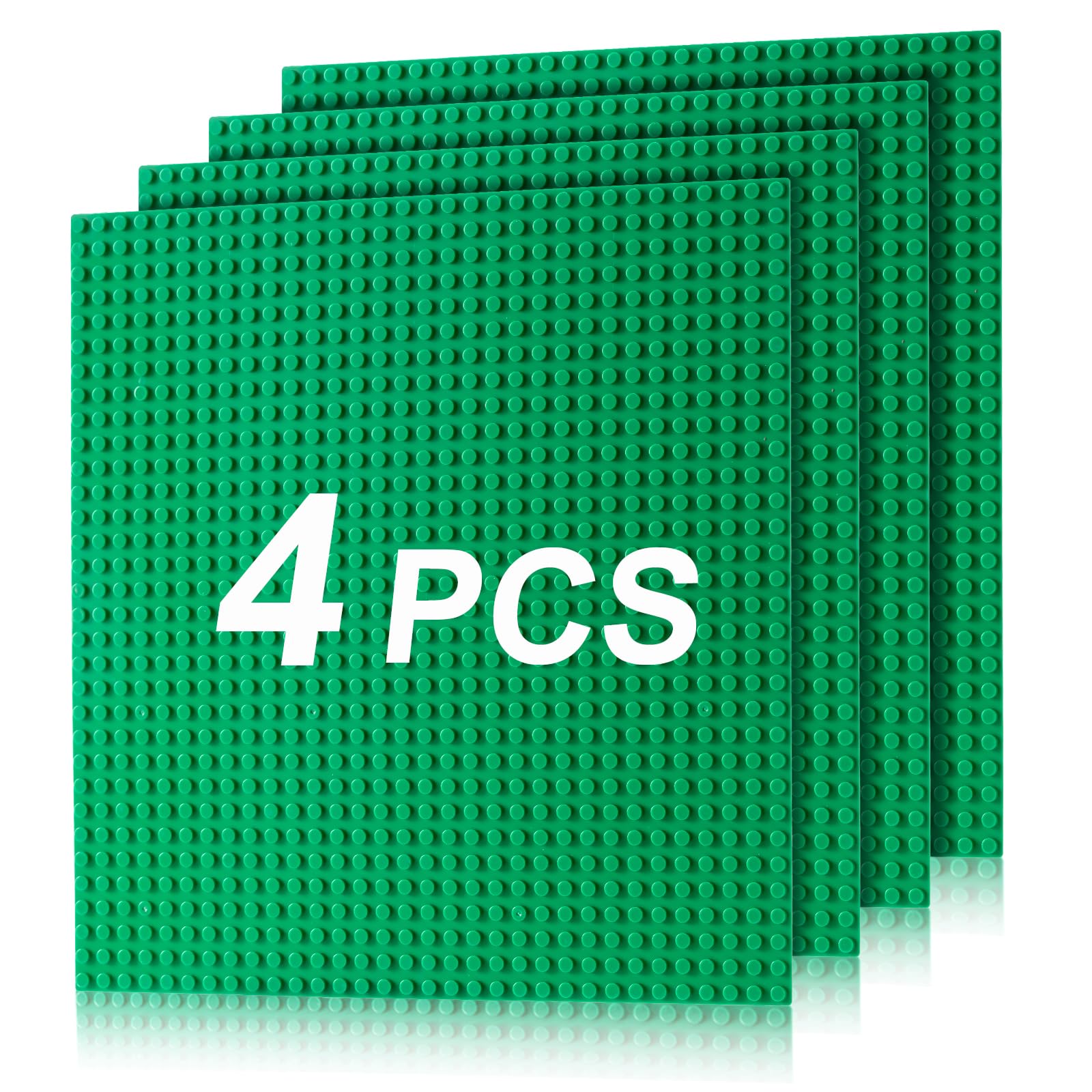 Photo 1 of Husfunov 4 Pack Building Baseplates (Green, 10"x 10")