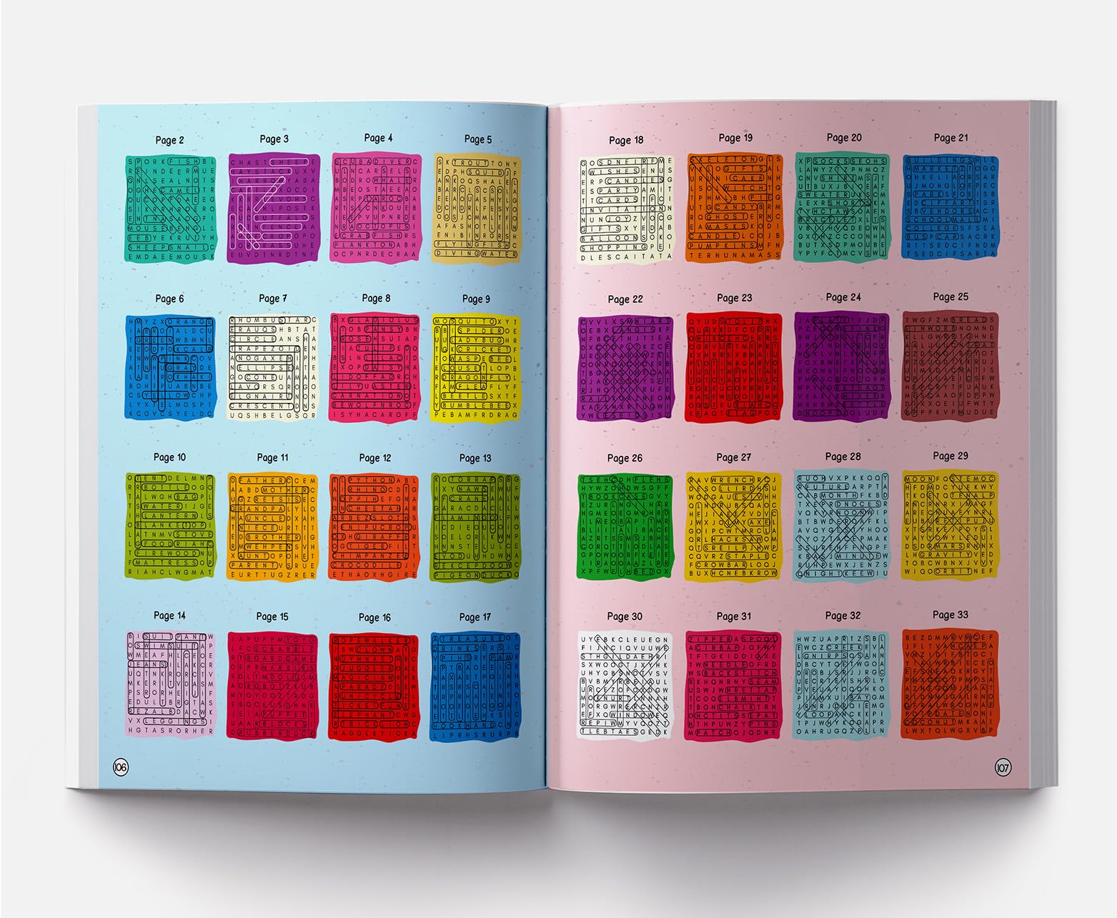 101 Word Search Activity Book: Large Grid Word Search Puzzles for Kids With Attractive Illustrations I Ages 3-6 I Vocabulary building I Learn new Words I Motor Skills improvement I 4 Hours of fun 4