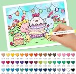 48 Couleurs Stylos acryliques de peinture Marqueurs de peinture, marqueurs acryliques premium pour papier de toile, bois, pierre, peinture rocheuse, parfait pour les projets scolaires, classe d'art, et DIY Artisans et artisans