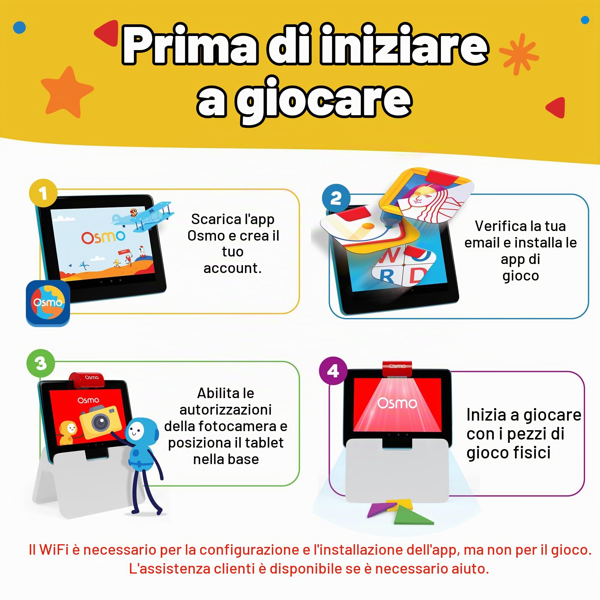 Osmo for Learning Games-Ages Genius Starter Kit 5 giochi di apprendimento Hands-On-età 6-10-Problem Solving & Creativity-STEM-, base tablet Fire inclusa, Colore, 901-0008/901-00028, Esclusivo Amazon