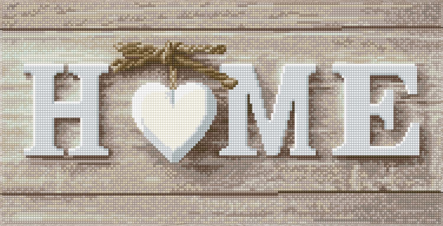 DIAMOND DOTZPainting, Intermediate Kit, DD9, Sparkle at Home, 53 x 27cm