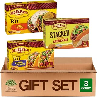 Salutem Vita – Stacked Queso Crunch Kit 13.25oz, Gift Set – Pack of 3
