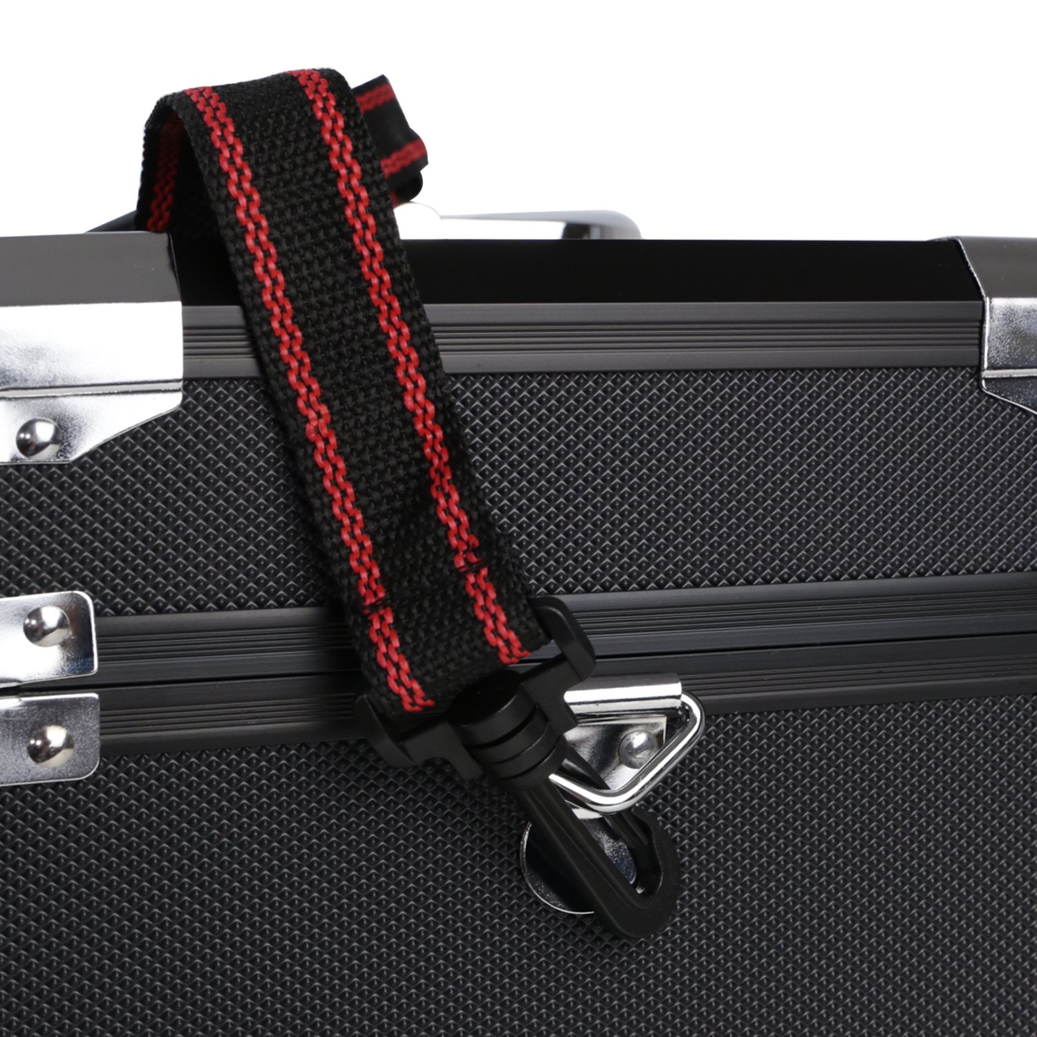 HMF 14801-02 Valise de transport en aluminium, coffre de rangement, compartiments individuels, 40 x 27,5 x 23,5 cm