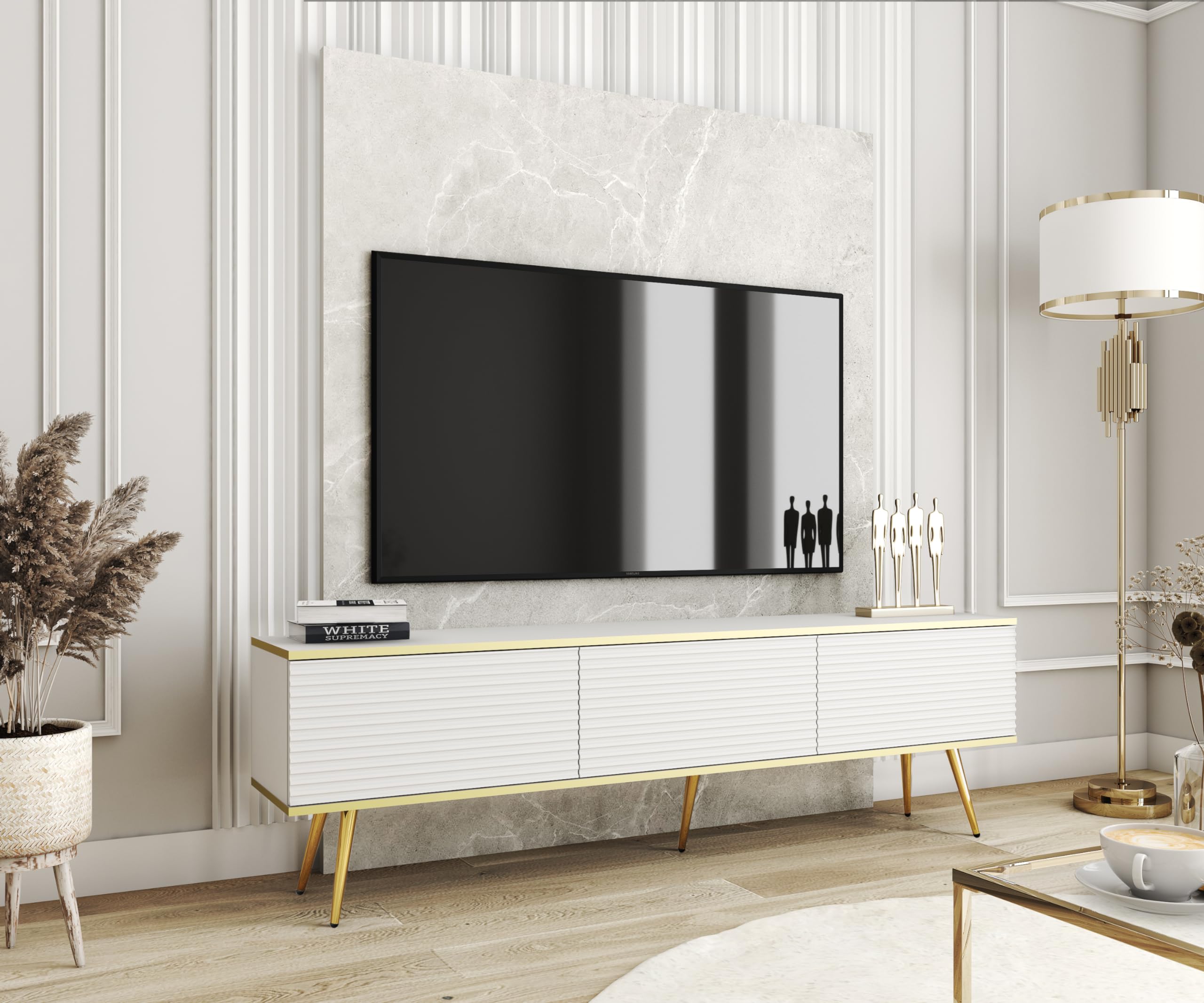 Mobile TV con funzione push-to-open Horsham 03, colore: Beige