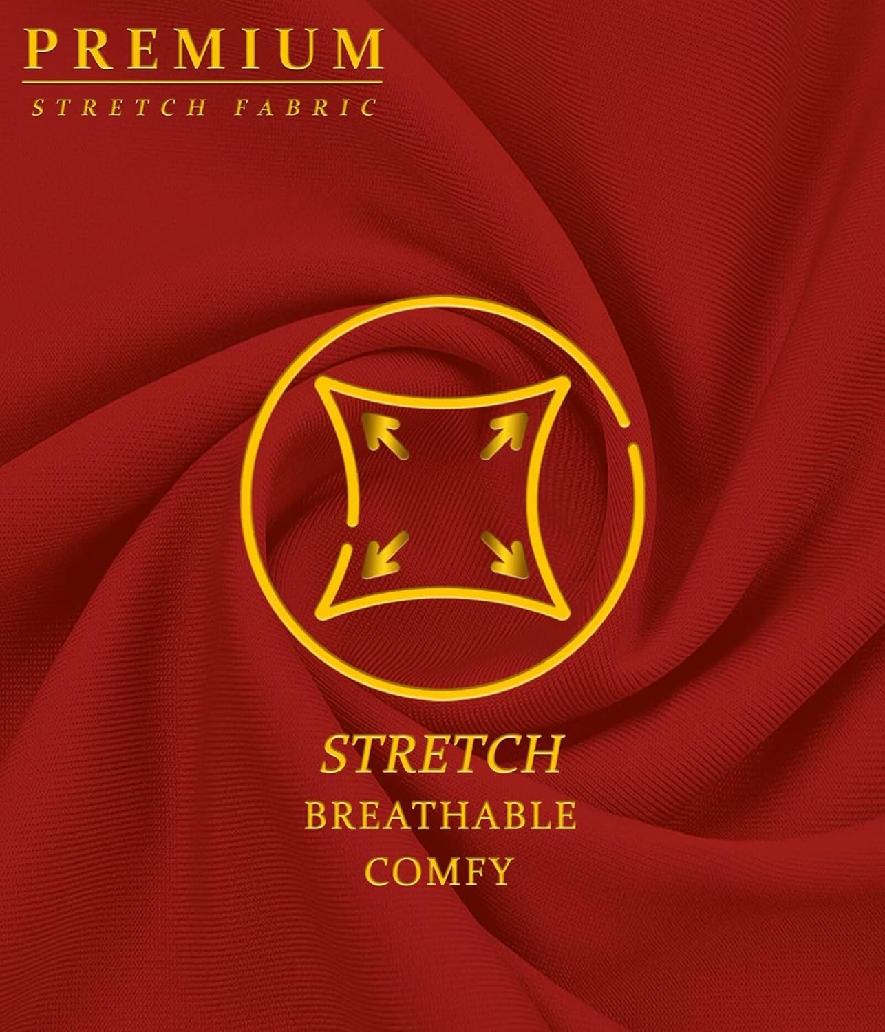 Hybrid & Company Women's Premium Nylon Ponte Stretch High Waist Pencil Suit Skirt Below Knee - Image 7