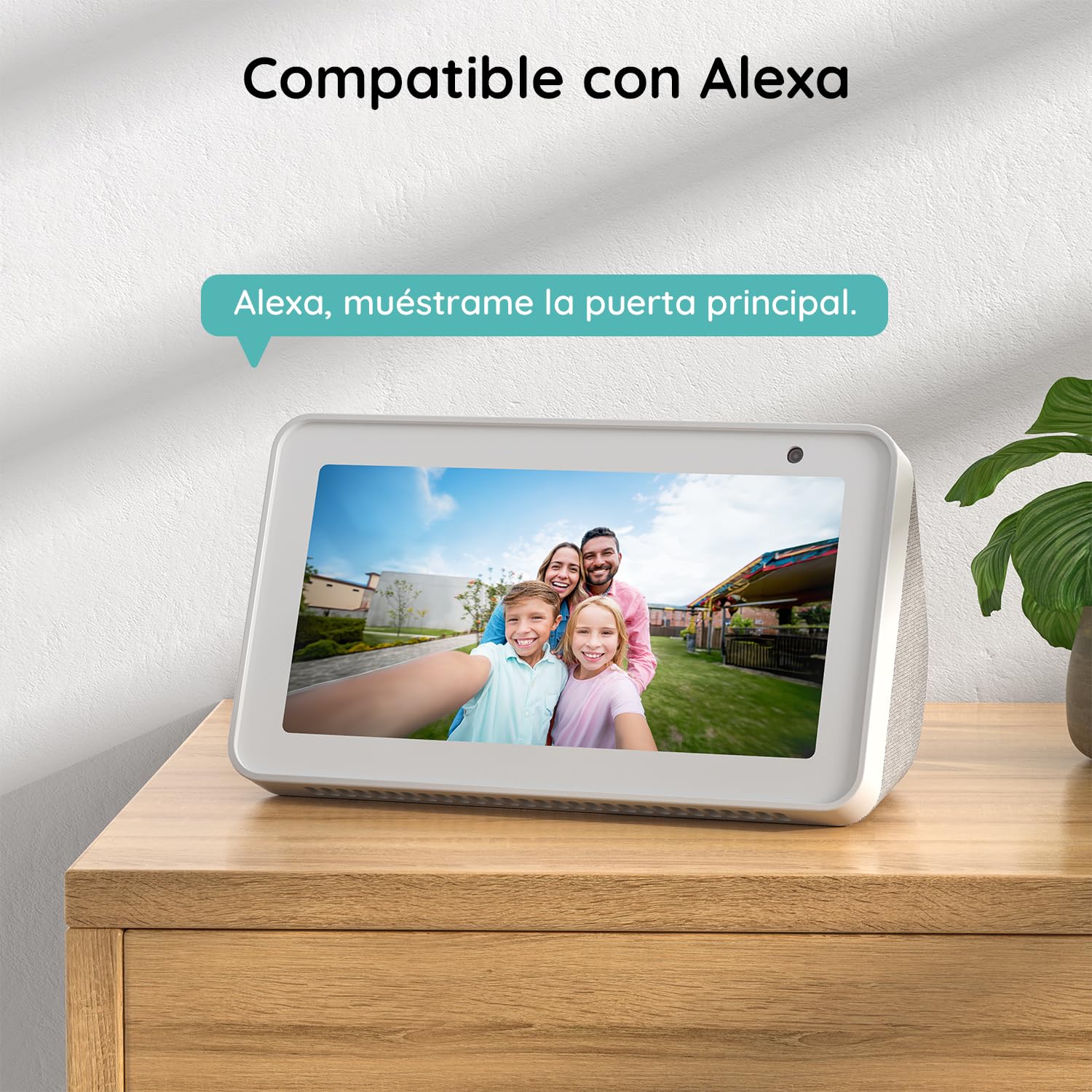 BOIFUN 2K Timbre Inalámbrico con Cámara,Visión 180° sin Puntos Ciegos,Gris | Instalación Sencilla, Detección Humana PIR, Audio Bidireccional, Visión Nocturna a Color, IP65, Solo Wi-Fi 2,4 GHz